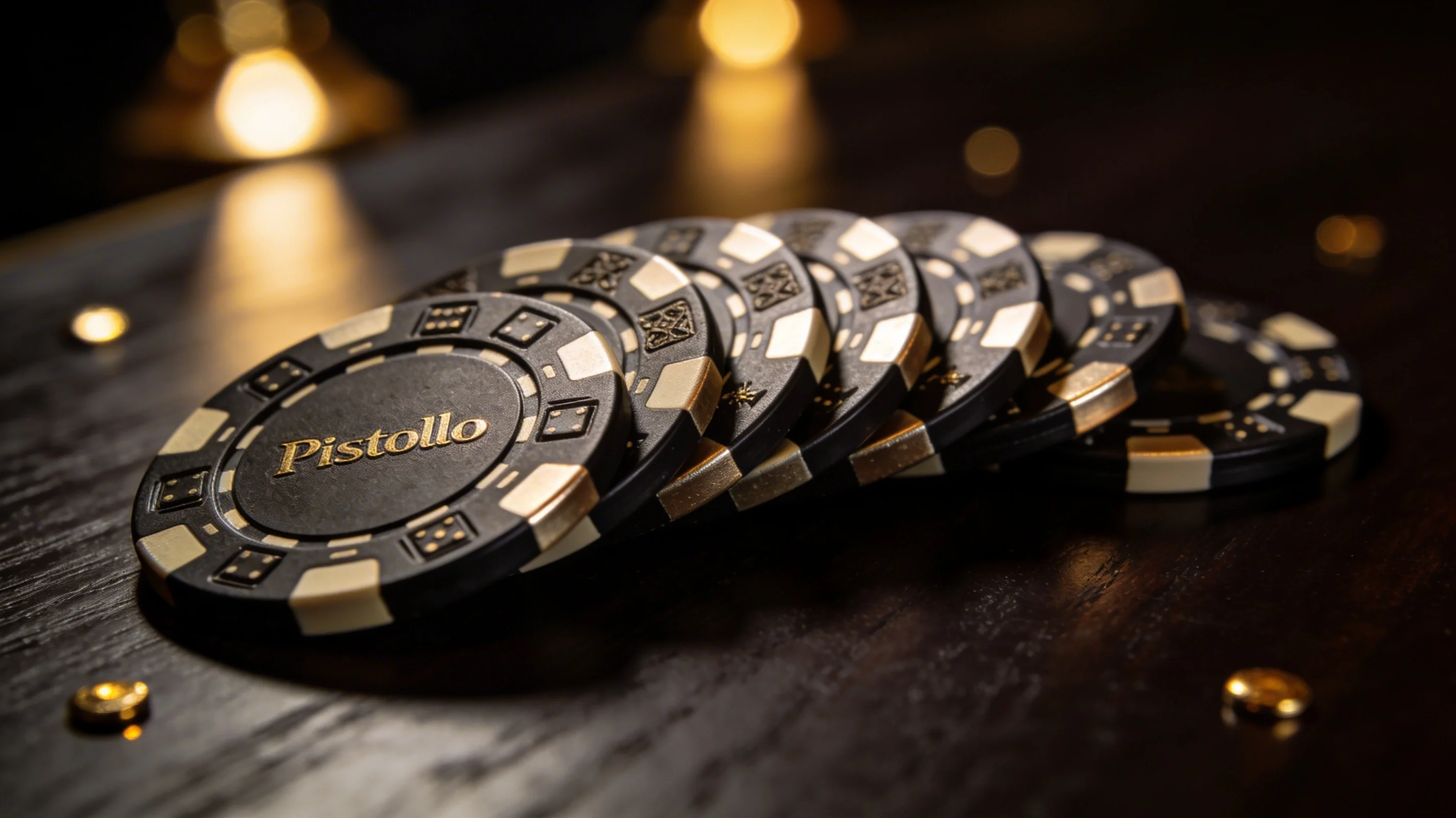 Bonus di benvenuto rappresentato da fiches e luci dorate