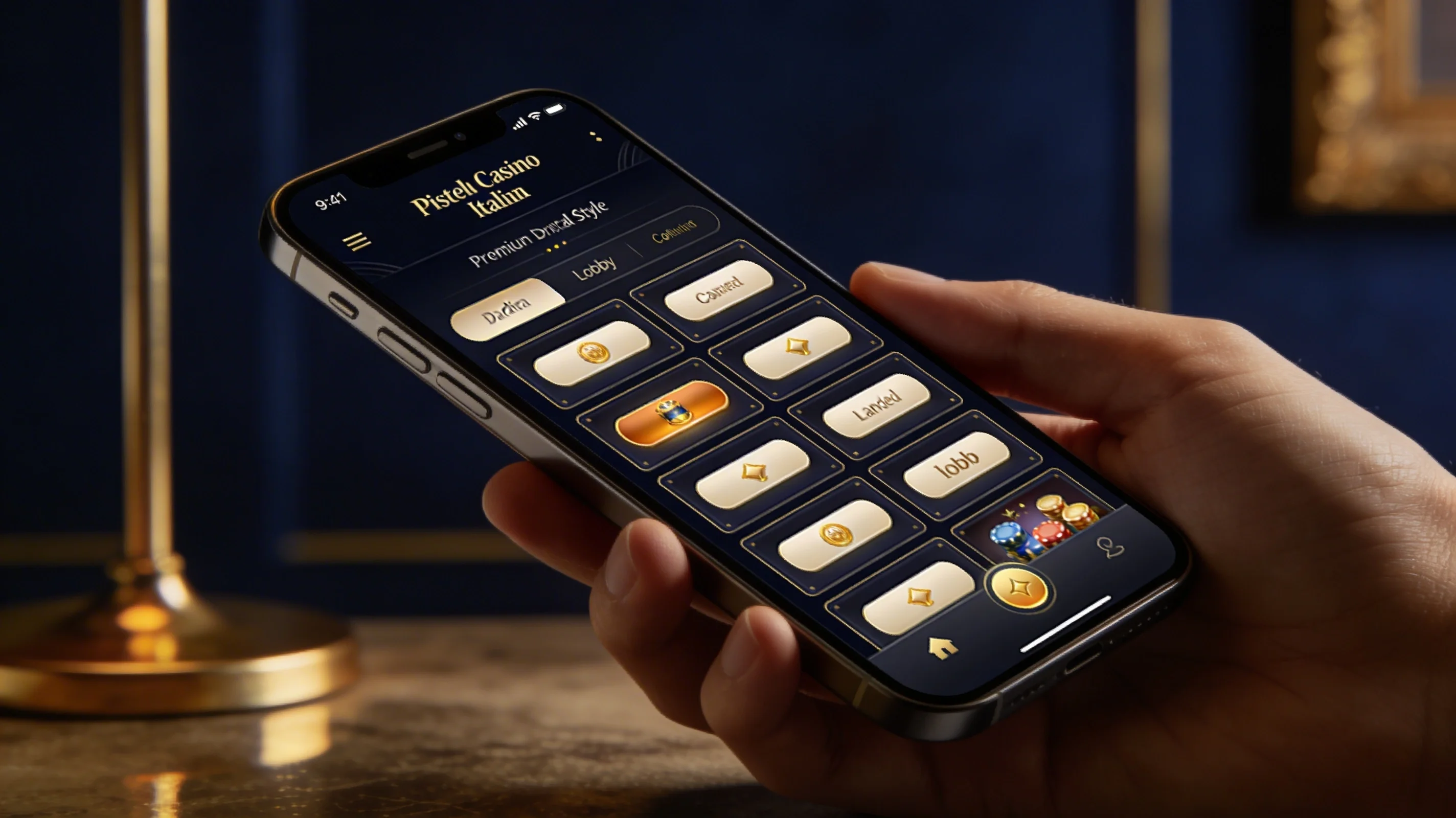 Utilizzo mobile di un casino online da smartphone